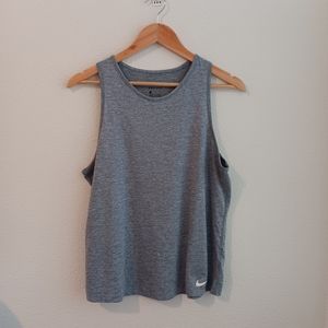 Nike Dri-Fit Tank Top Women Size M Gray